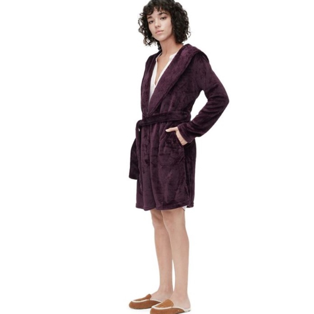 UGG Women's Purple Plush Robe